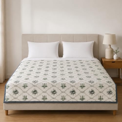 Loomweft | Dohar | Cotton | Single | 60x90 inch | Dohar Quilt | Mul Cotton cotto