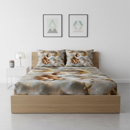 Loomweft | Bedsheets | Glace Cotton | King | 108x108 inch | 7D | Premim | King s