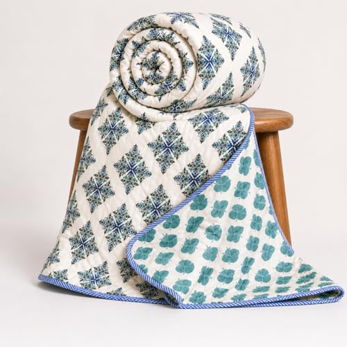 Loomweft | Dohar | Cotton | Single | 60x90 inch | Dohar Quilt cotton dohar | mul