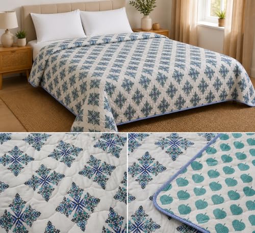 Loomweft | Dohar | Cotton | Single | 60x90 inch | Dohar Quilt cotton dohar | mul
