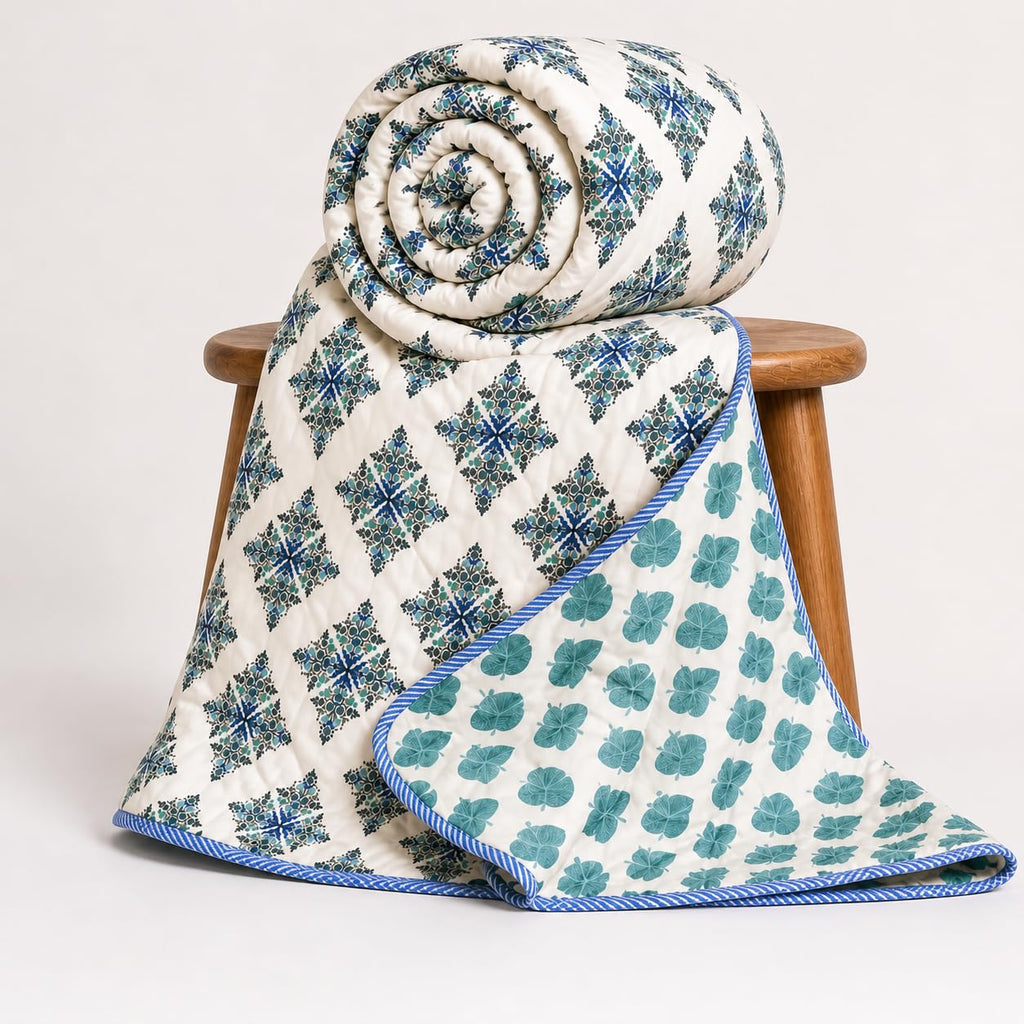 Loomweft | Dohar | Cotton | Single | 60x90 inch | Dohar Quilt cotton dohar | mul