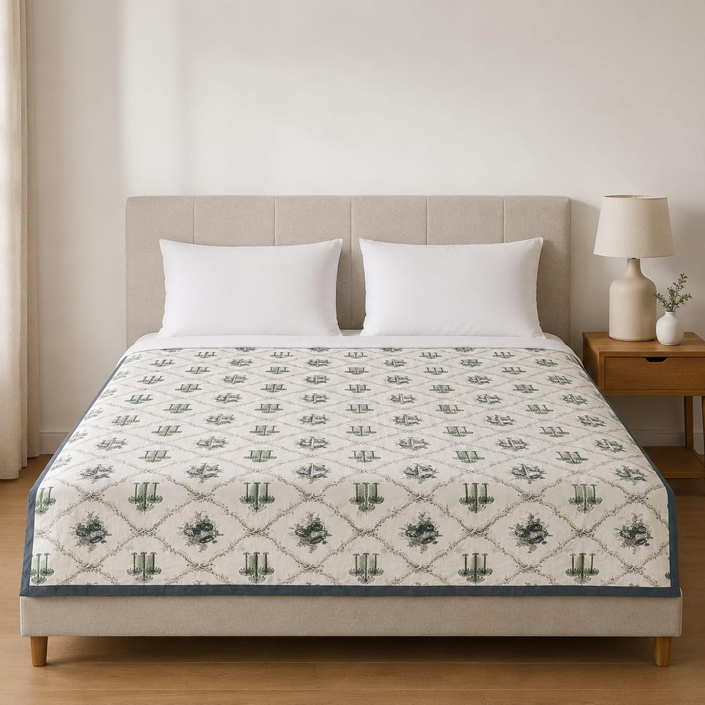 Loomweft | Dohar | Cotton | Single | 60x90 inch | Dohar Quilt | Mul Cotton cotto