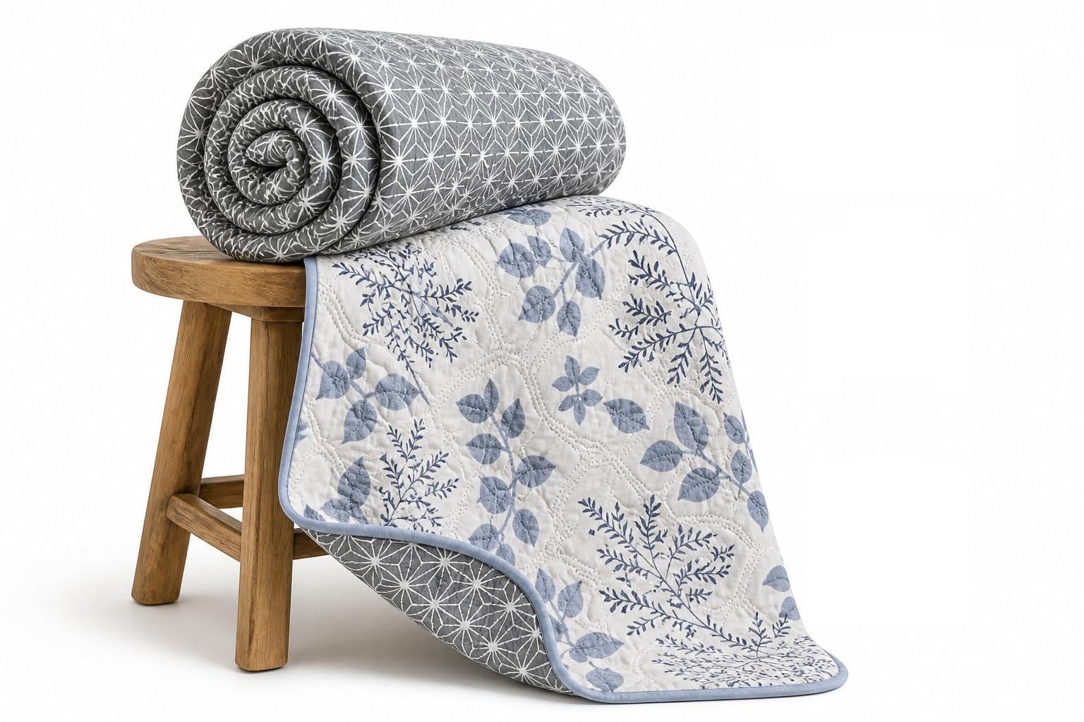 Loomweft | Comforter | Microfibre | Double | 90x100 inch | AC Comforter | Revers