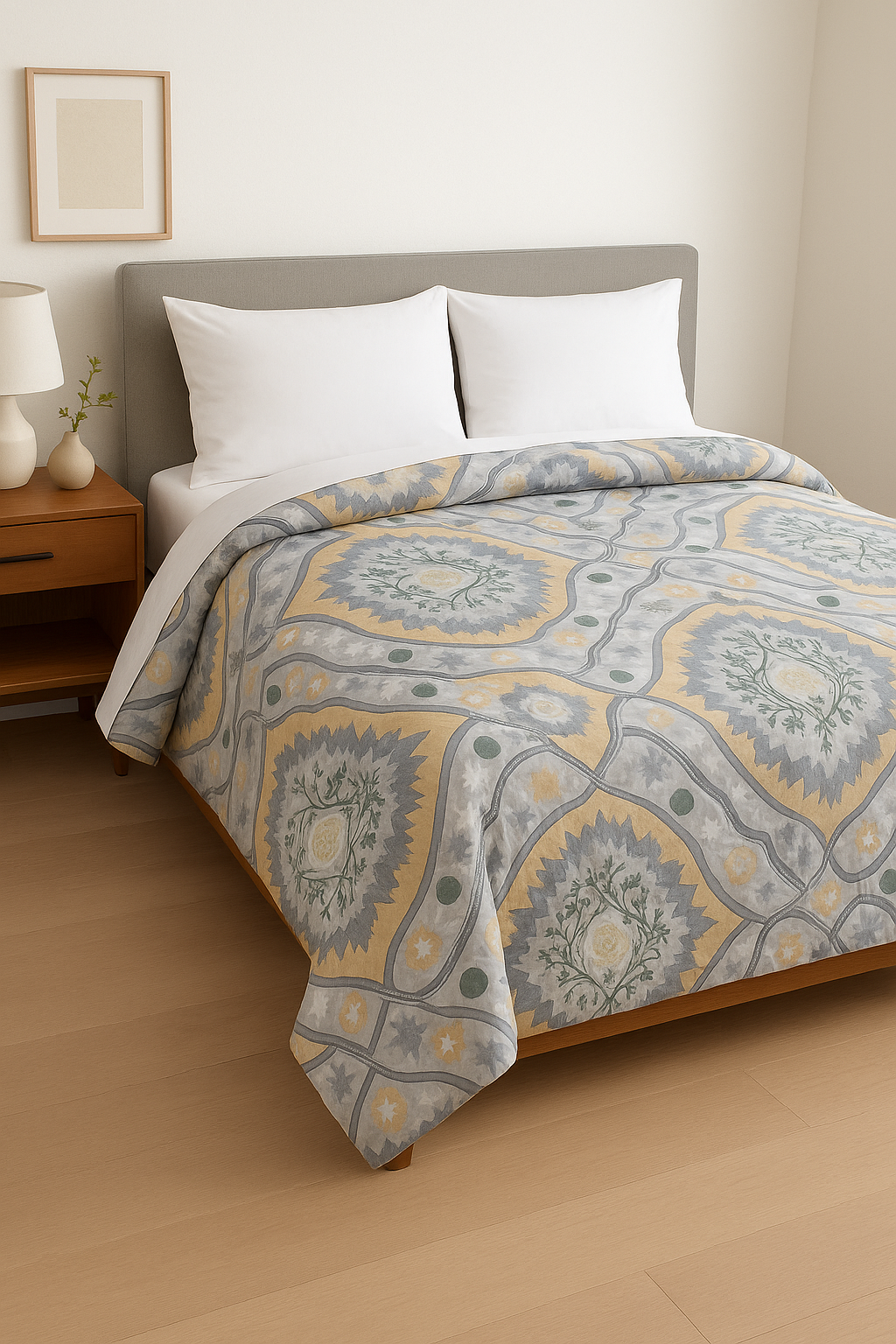 Premium Reversible Comforter | Soft, Lightweight & All-Season Quilt for Double | Geomatrical