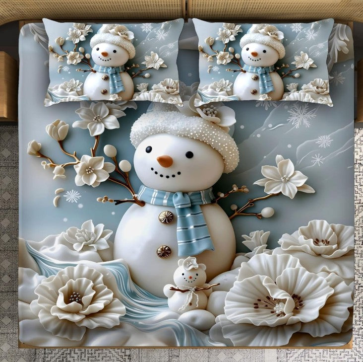 Double Bed | 7D bedsheets | Glace Cotton