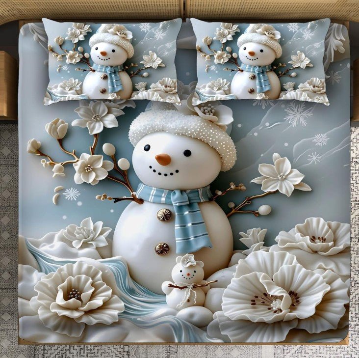 Double Bed | 7D bedsheets | Glace Cotton - Shopurneeds