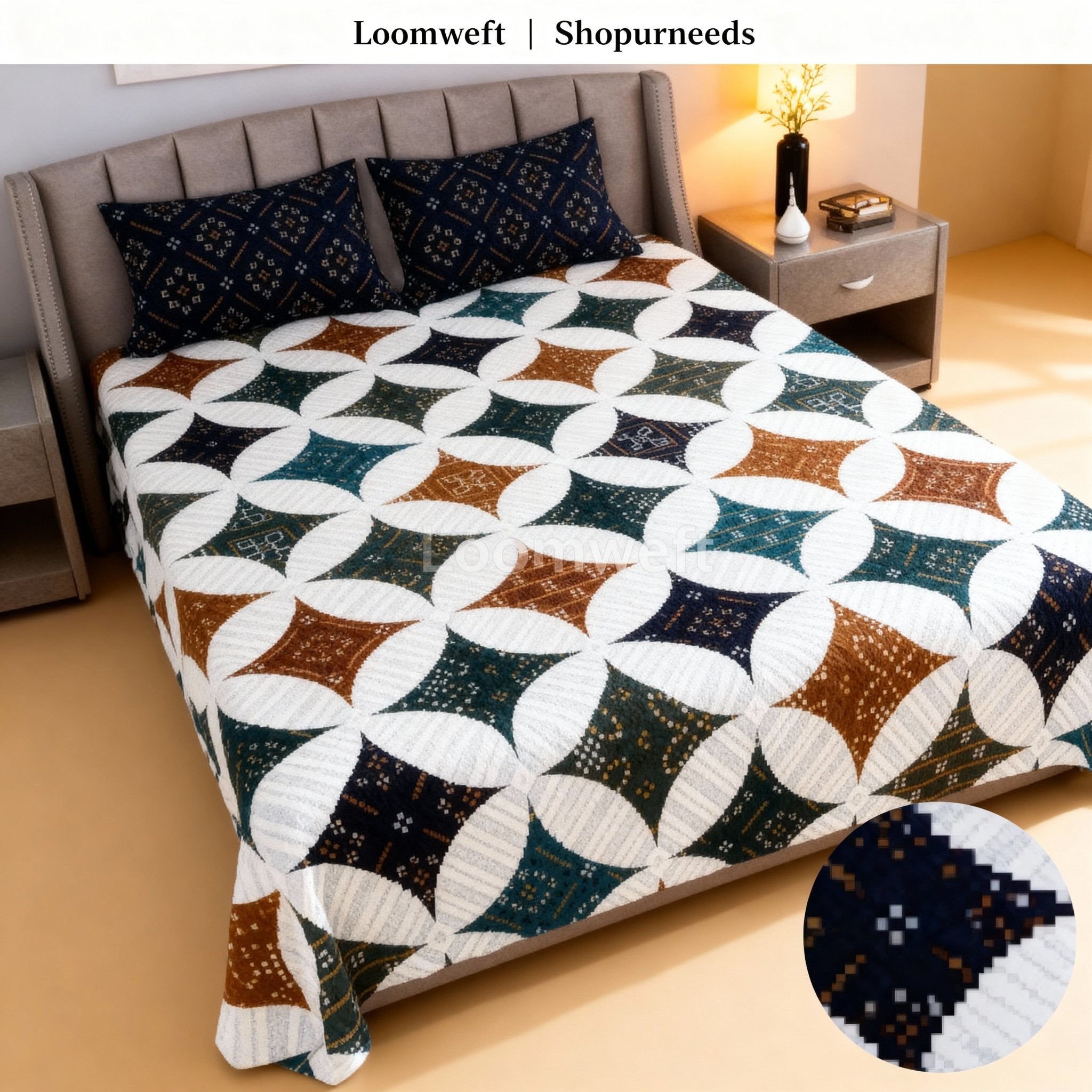 Double Bed | Cotton | Aesthetic - Shopurneeds