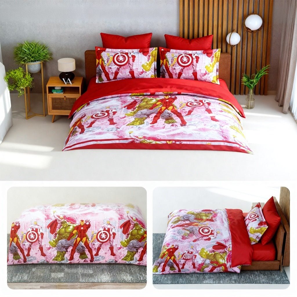 Double Bed | Cotton | Avengers - Shopurneeds