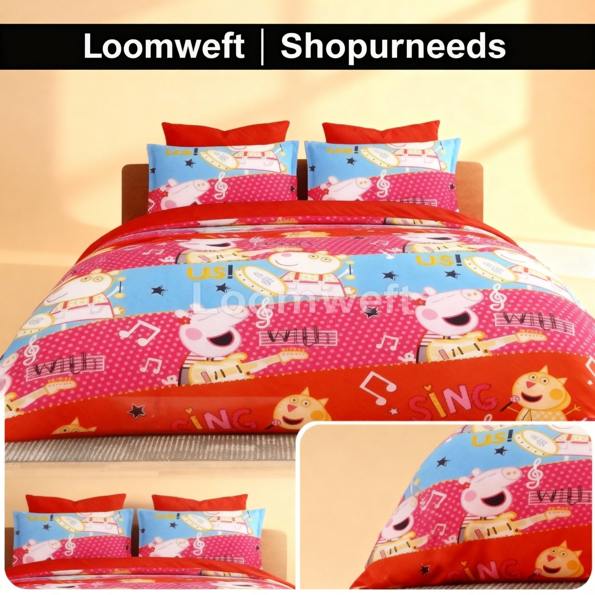 Double Bed | Cotton | Panda - Shopurneeds
