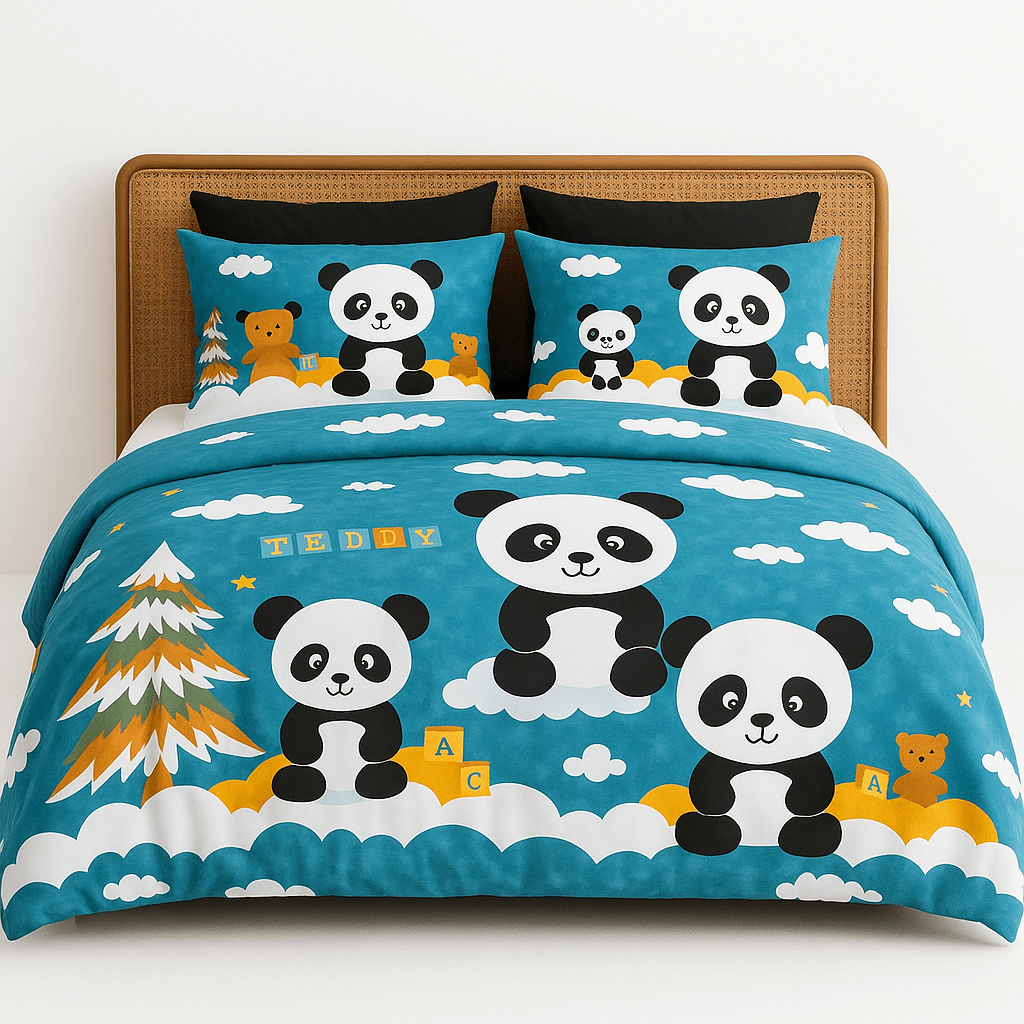 Double Bed | Cotton | Panda - Shopurneeds