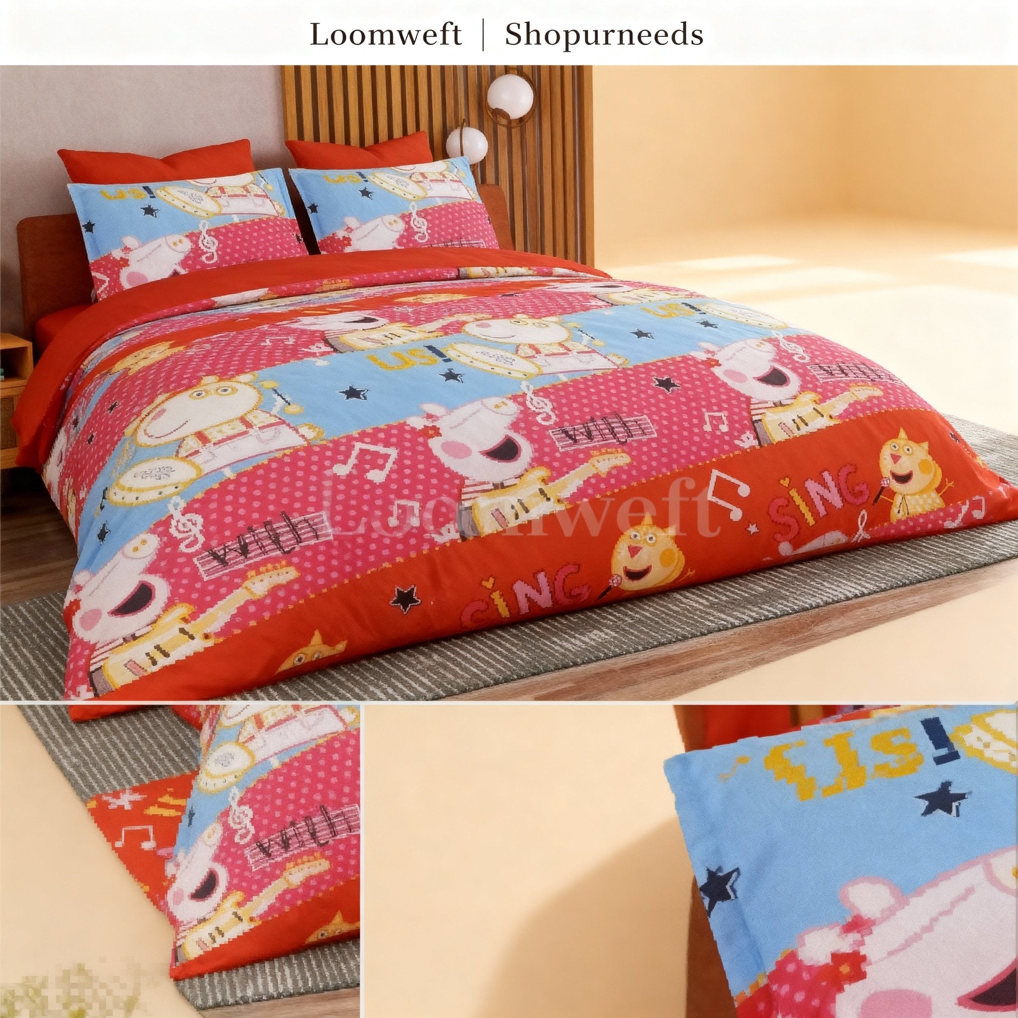 Double Bed | Cotton | Panda - Shopurneeds