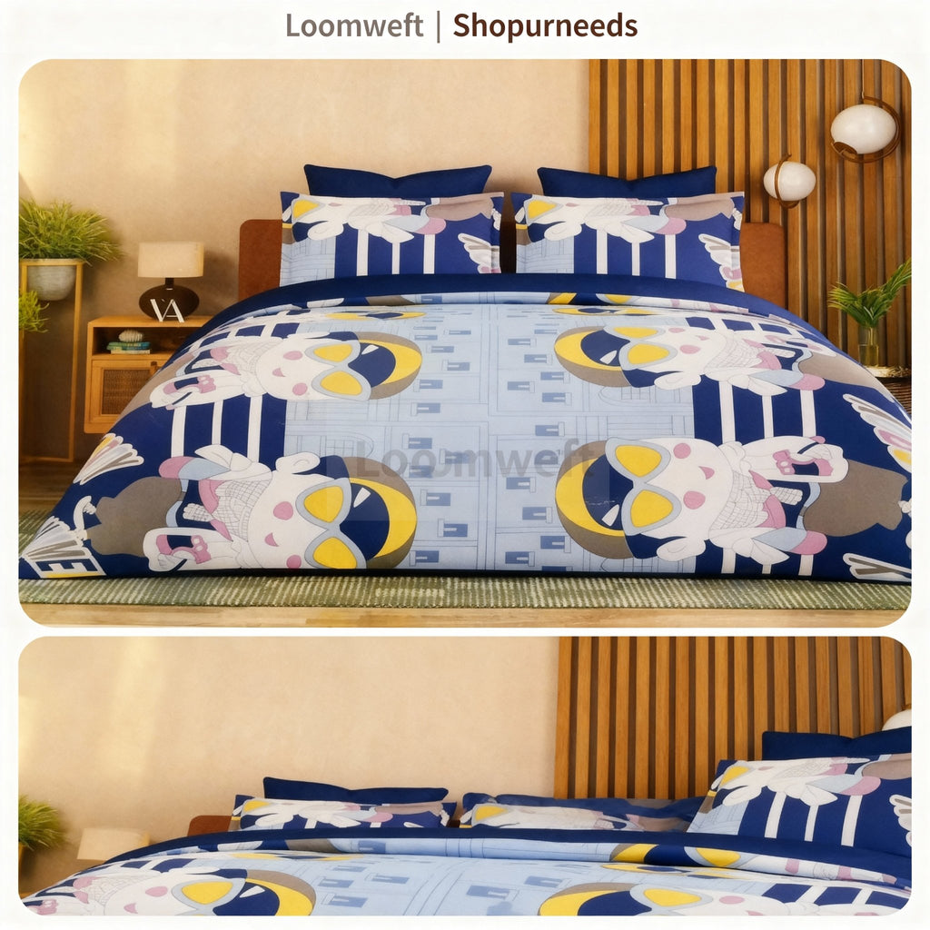 Double Bed | Cotton | Robbot - Shopurneeds