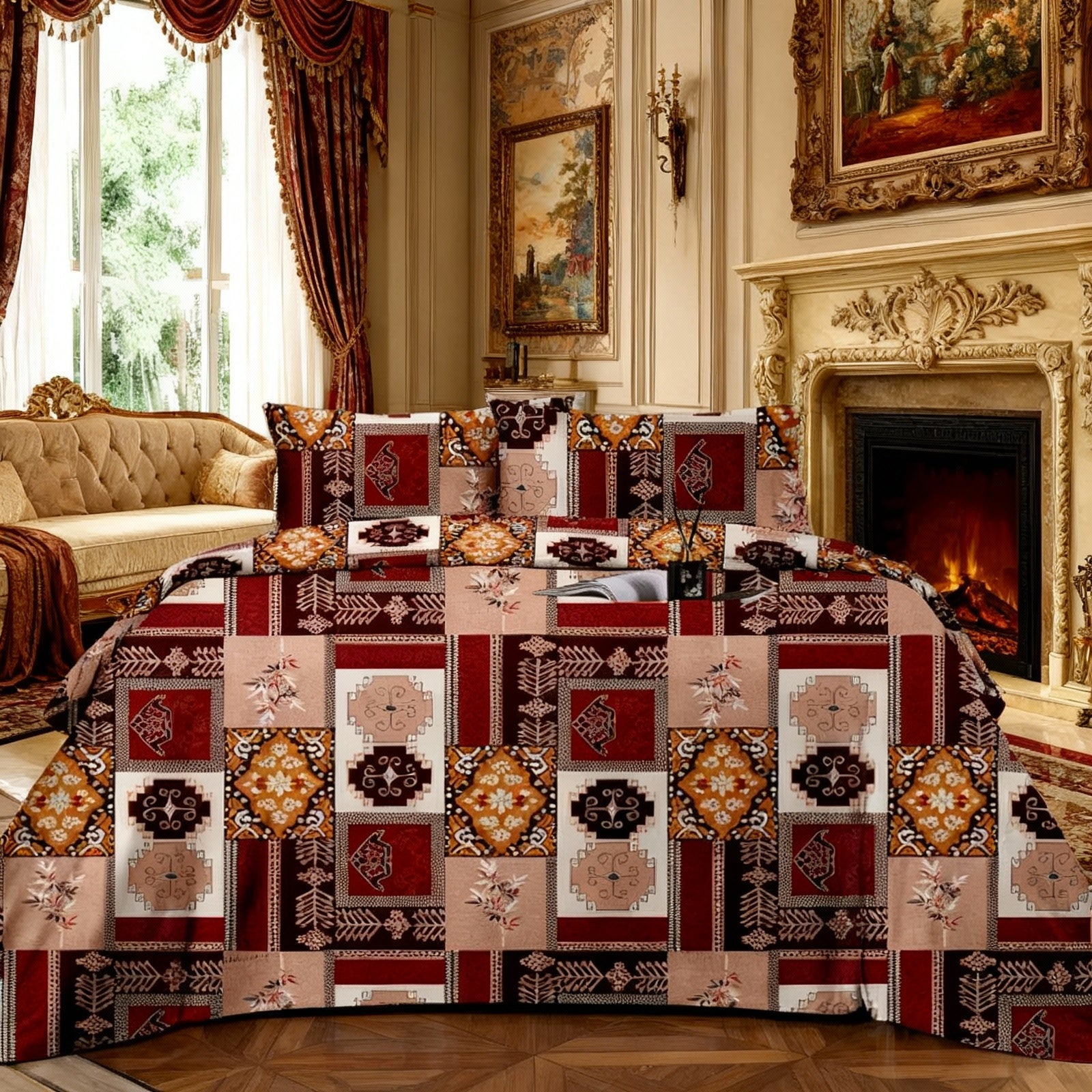 Double Bed | Elastic Fitted | Cotton - Shopurneeds