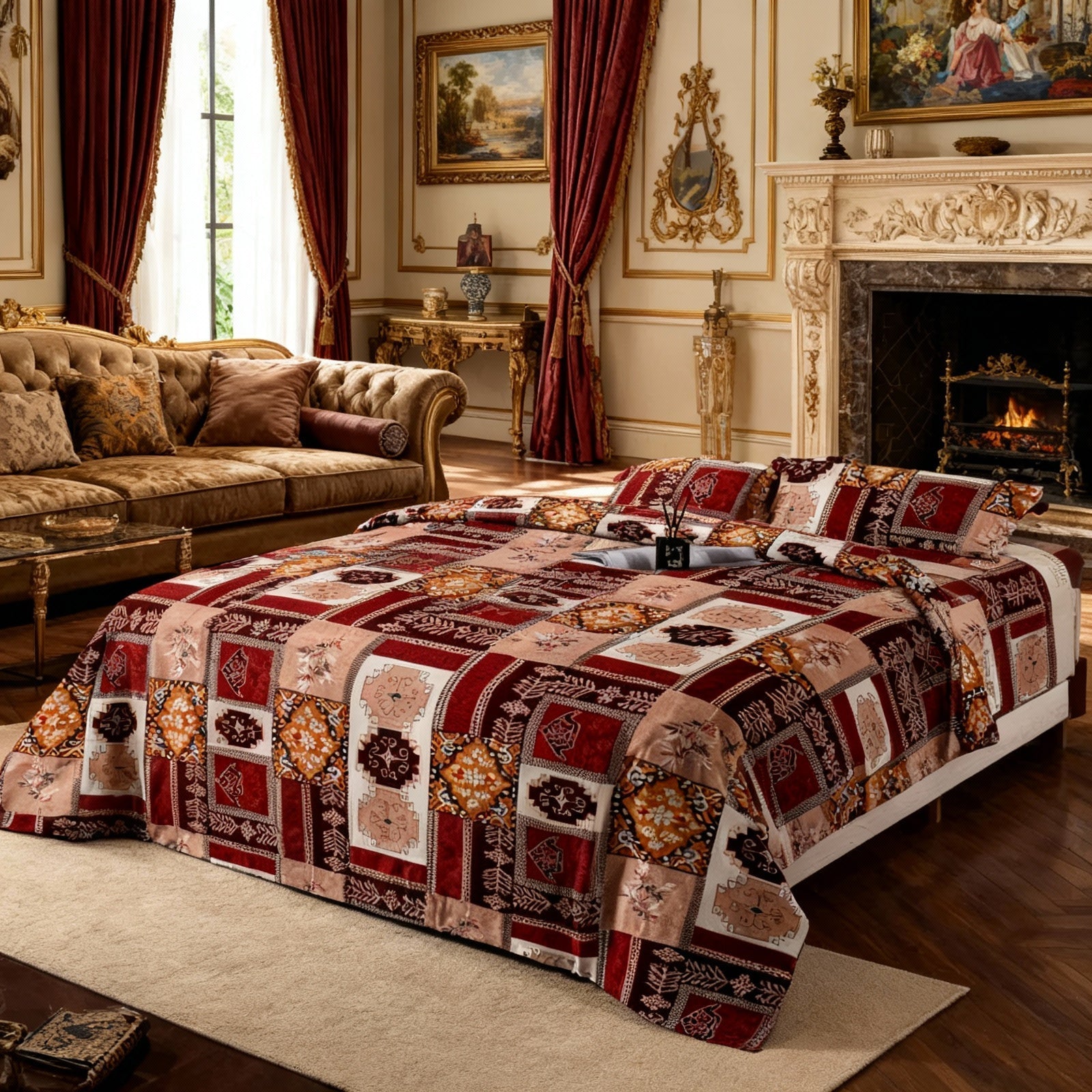 Loomweft | Bedsheet | Cotton | King | 108x108 inch | Free Shipping
