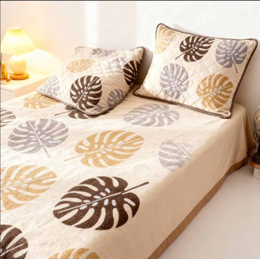 Double Bed | Quilted Pillows | Cotton - Shopurneeds