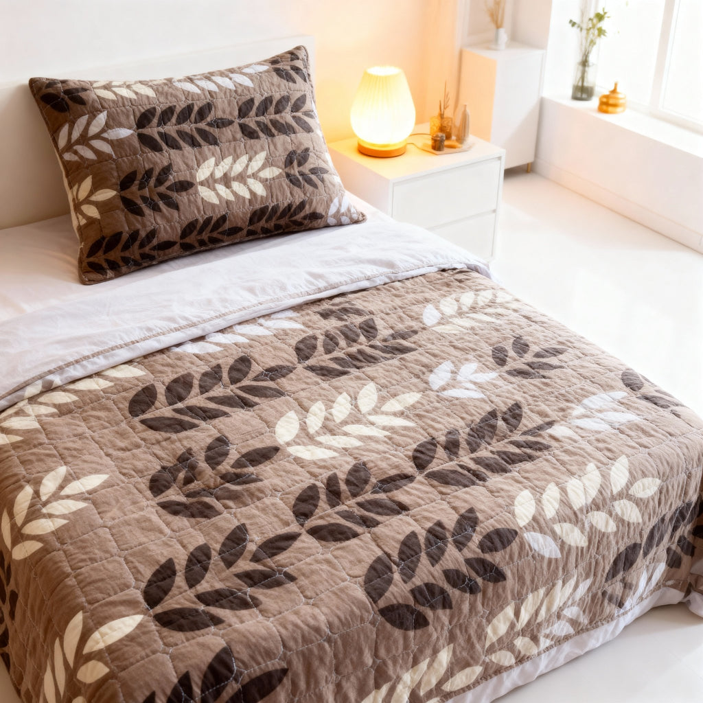 Double Bed | Quilted Pillows | Cotton - Shopurneeds