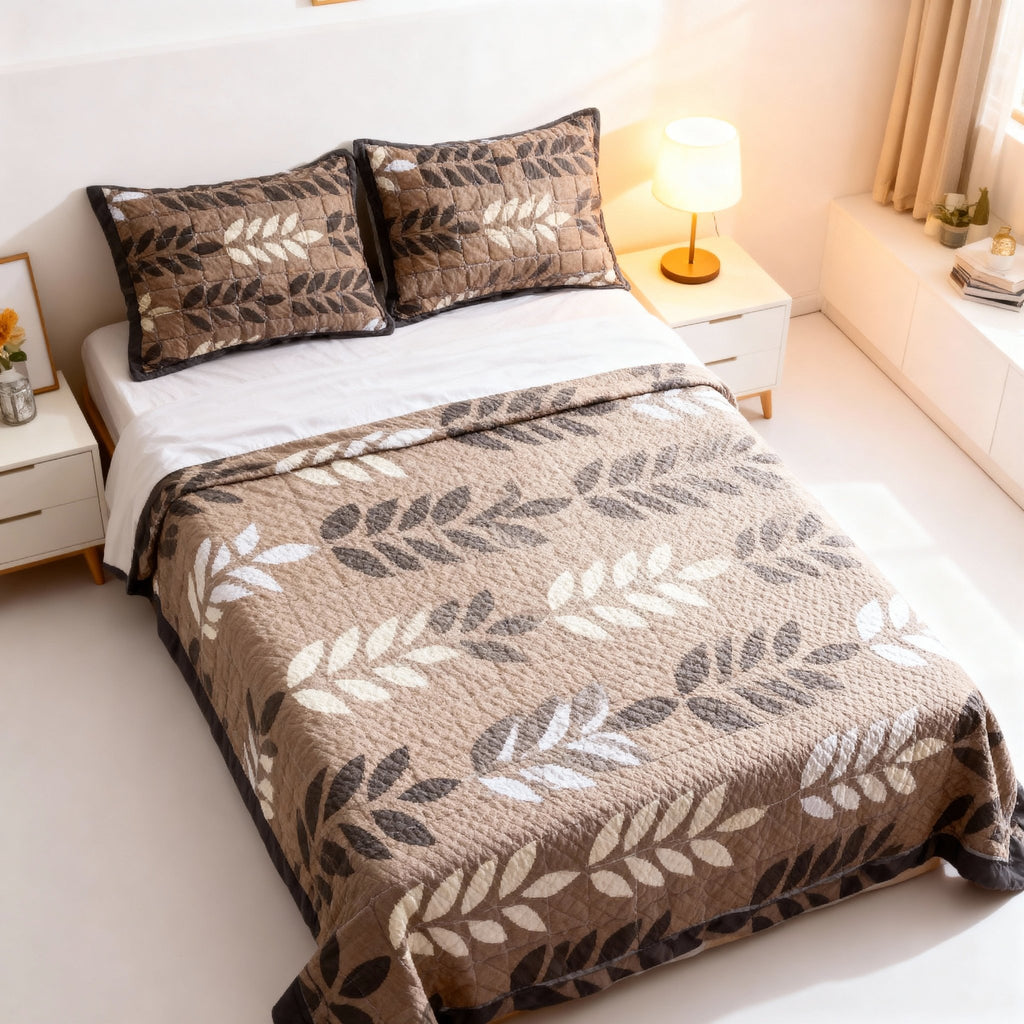 Double Bed | Quilted Pillows | Cotton - Shopurneeds