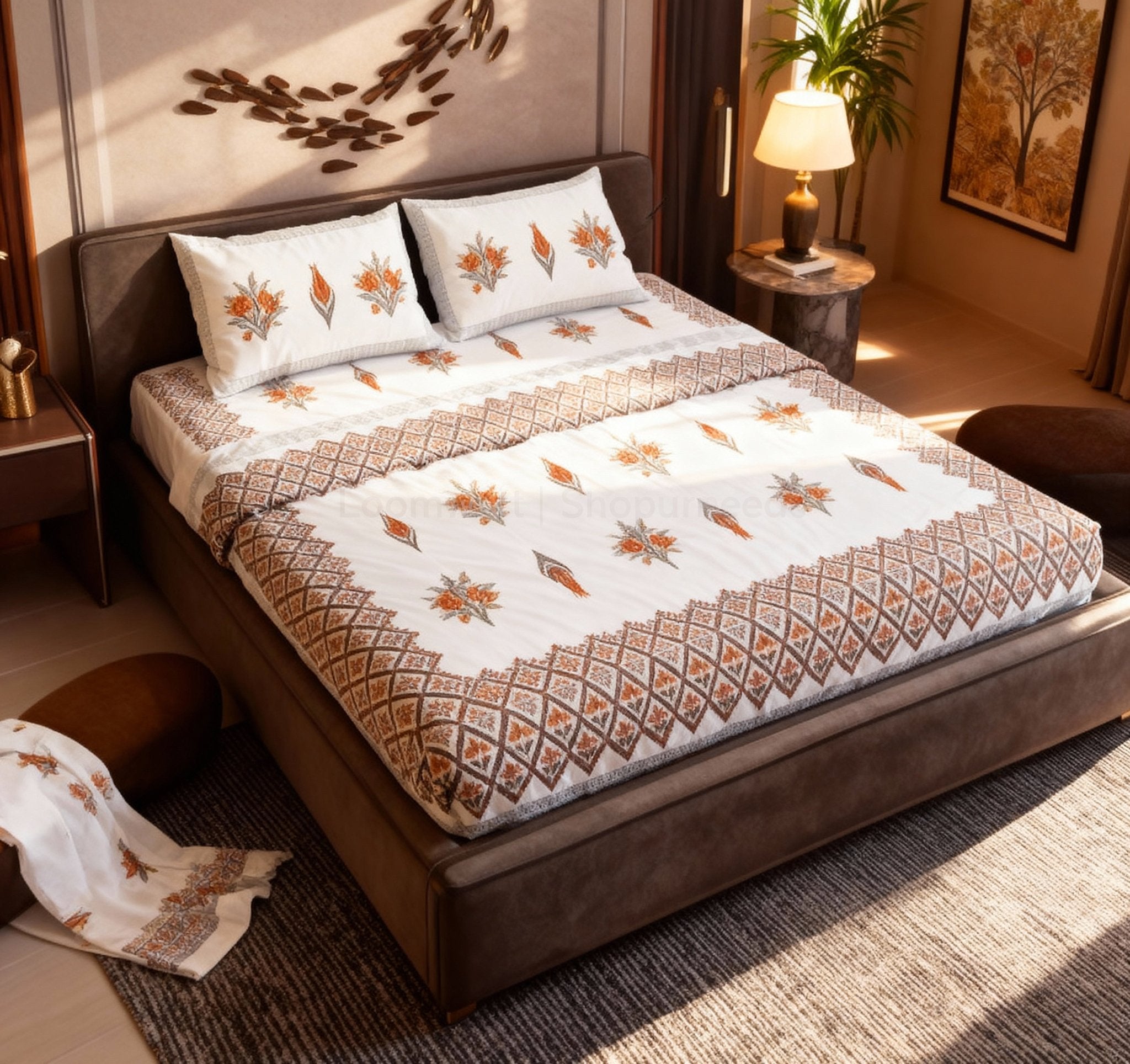 King Bed | 100% Cotton - Shopurneeds