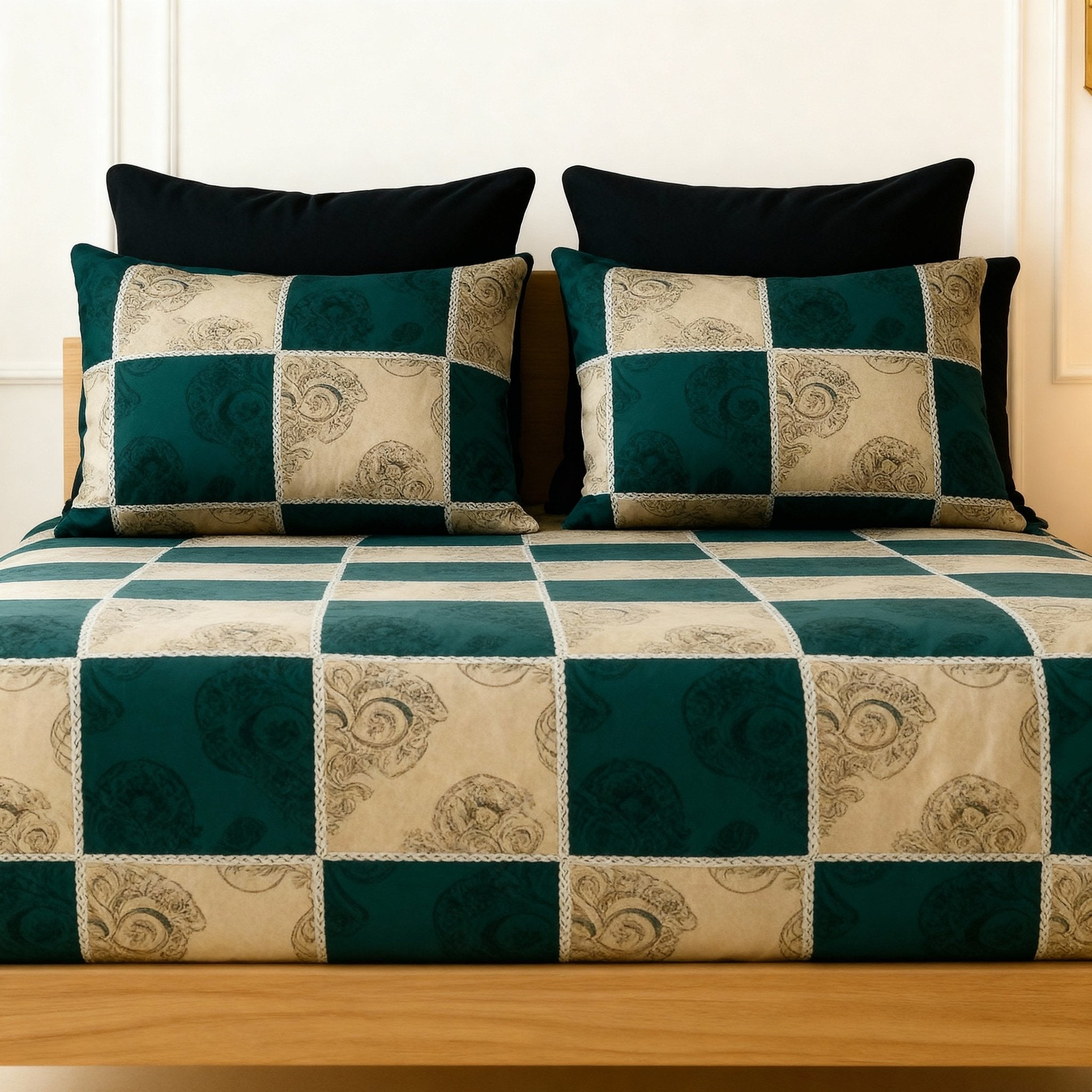 King Bed | Elastic Fitted | Cotton - Shopurneeds