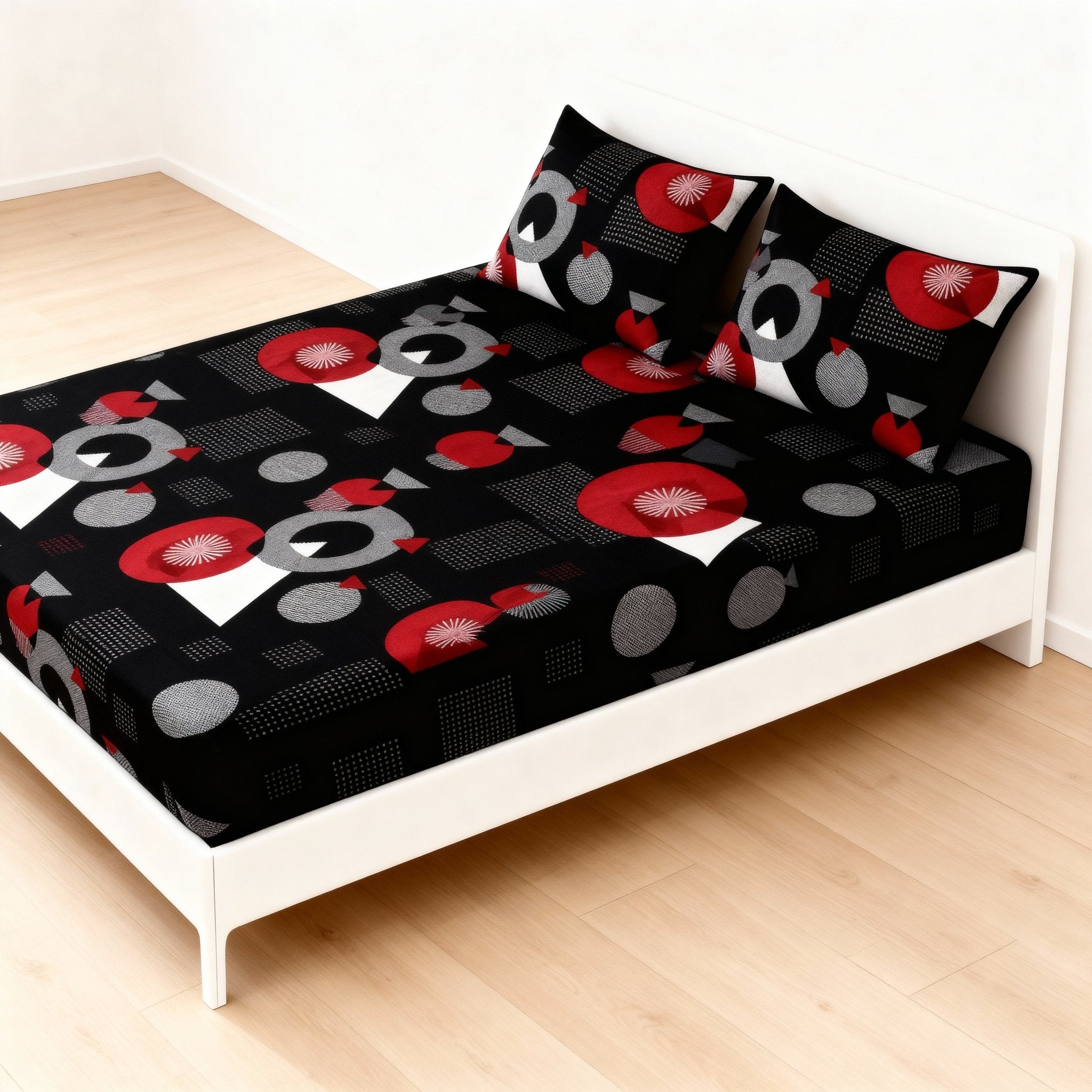 King Bed | Elastic Fitted | Cotton - Shopurneeds