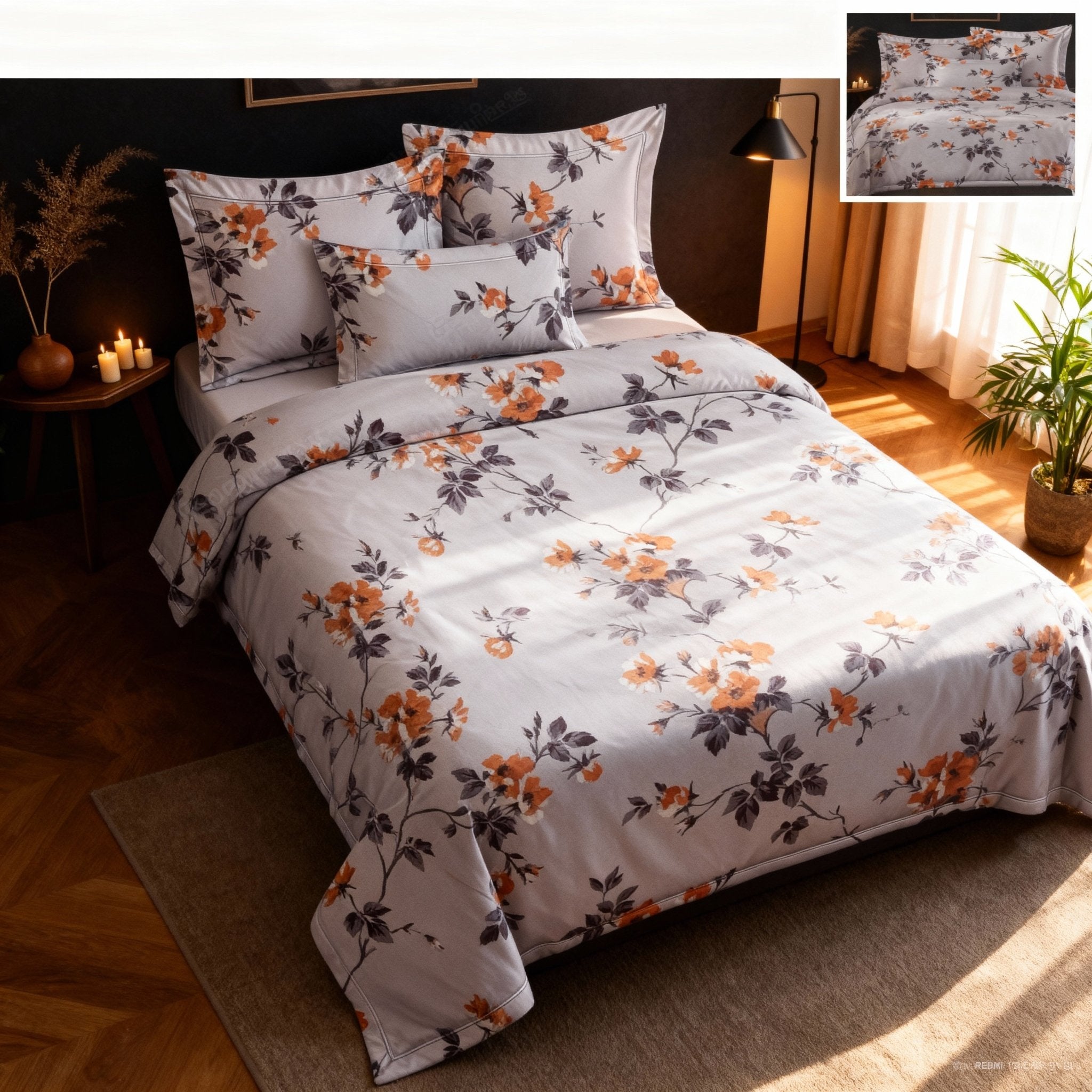 King Bed | Elastic Fitted | Cotton - Shopurneeds