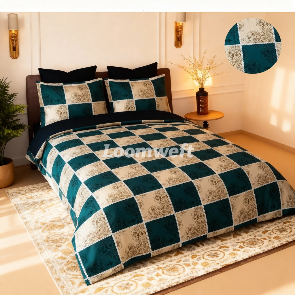 King Bed | Elastic Fitted | Cotton - Shopurneeds