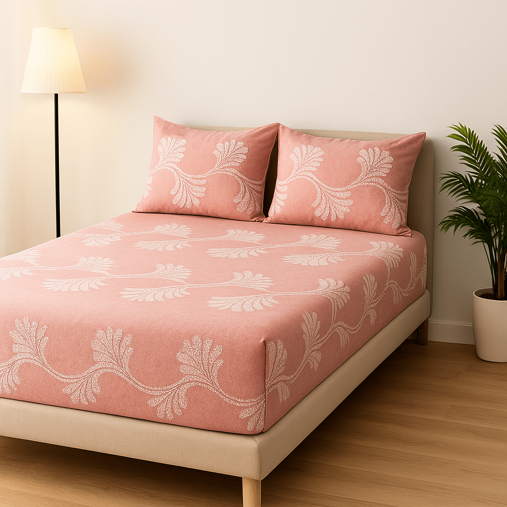 King Bed | Elastic Fitted | Cotton - Shopurneeds