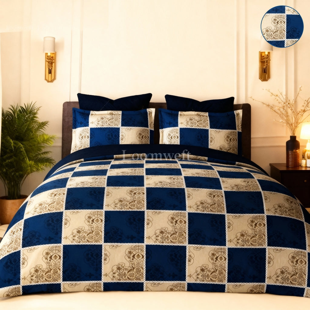 King Bed | Elastic Fitted | Cotton - Shopurneeds