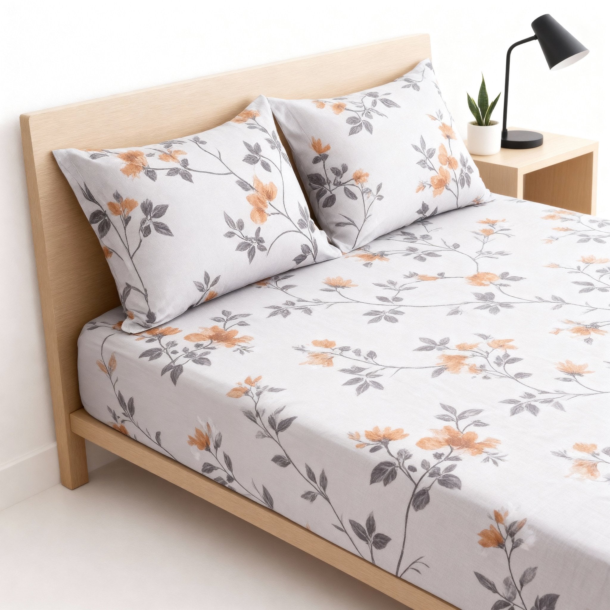 King Bed | Elastic Fitted | Cotton - Shopurneeds