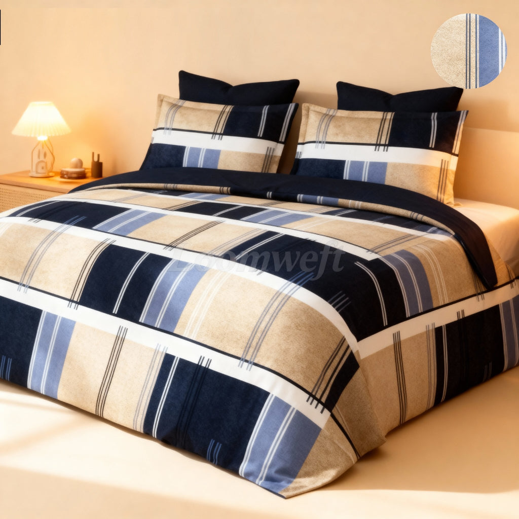 King Bed | Elastic Fitted | Cotton - Shopurneeds