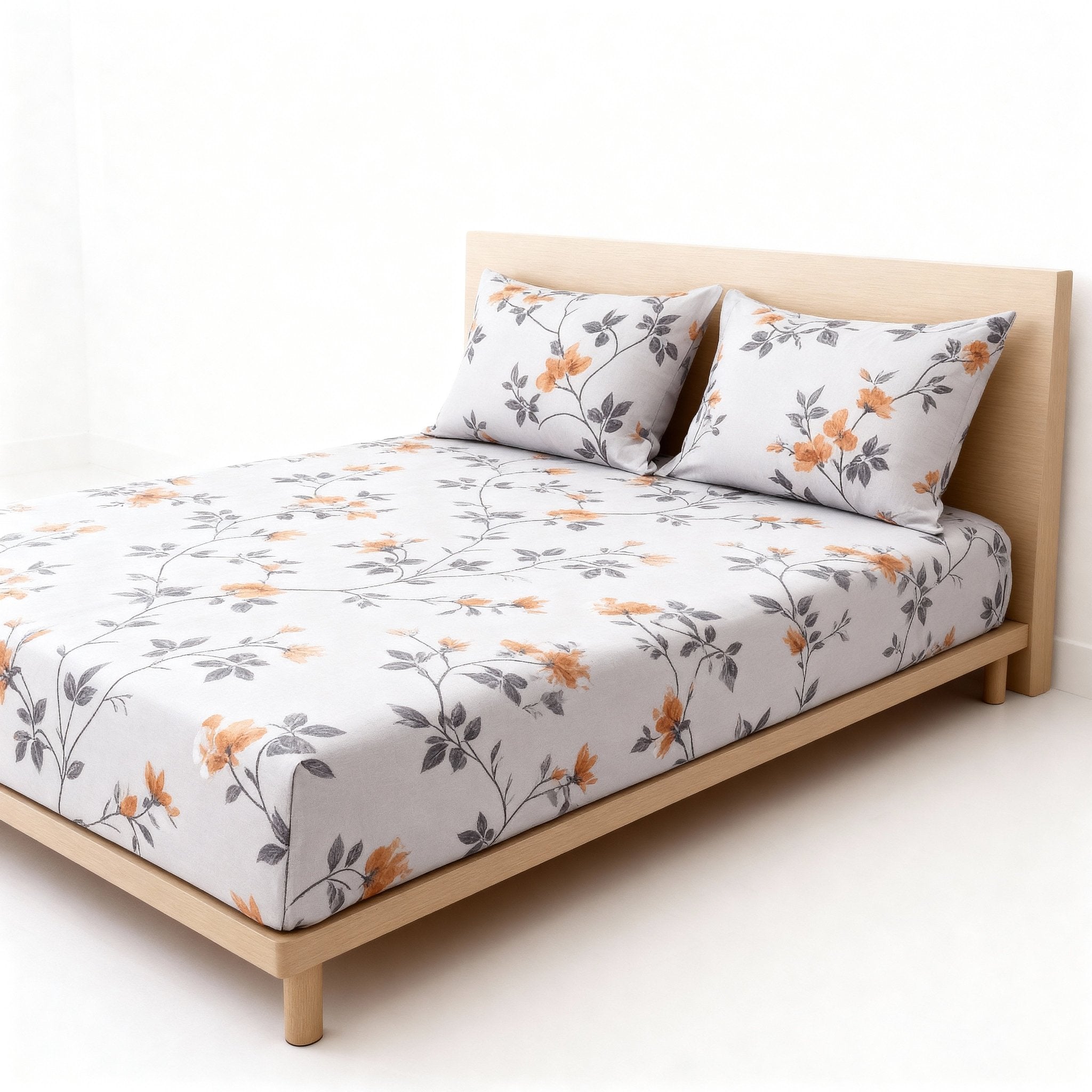 King Bed | Elastic Fitted | Cotton - Shopurneeds