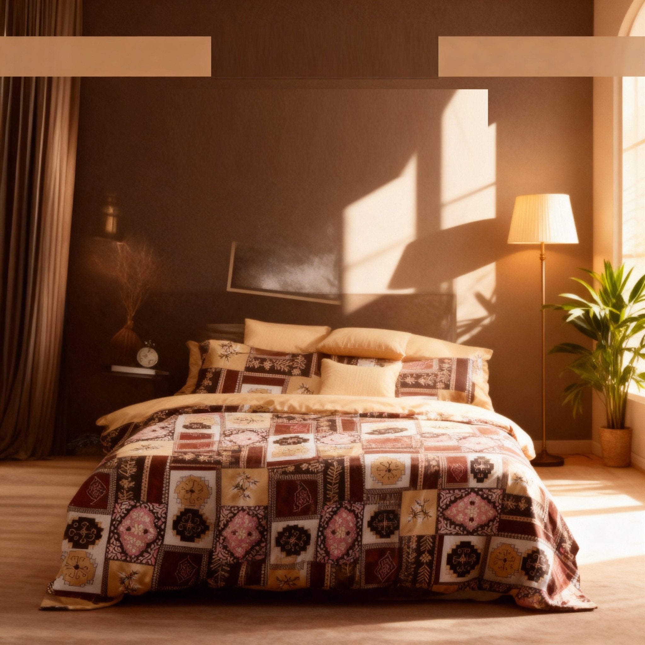 King Bed | Elastic Fitted | Cotton - Shopurneeds