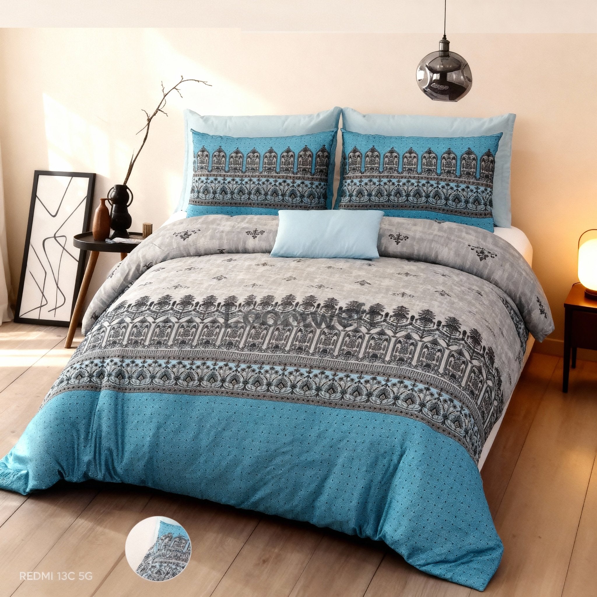 King Bed | Elastic Fitted | Cotton - Shopurneeds