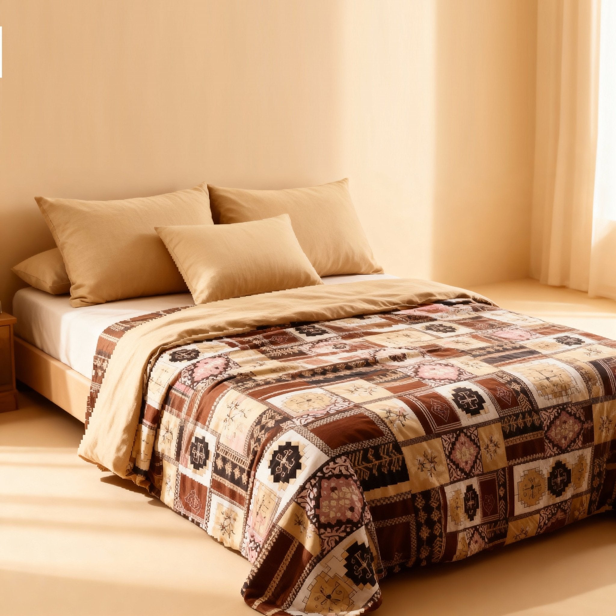 King Bed | Elastic Fitted | Cotton - Shopurneeds