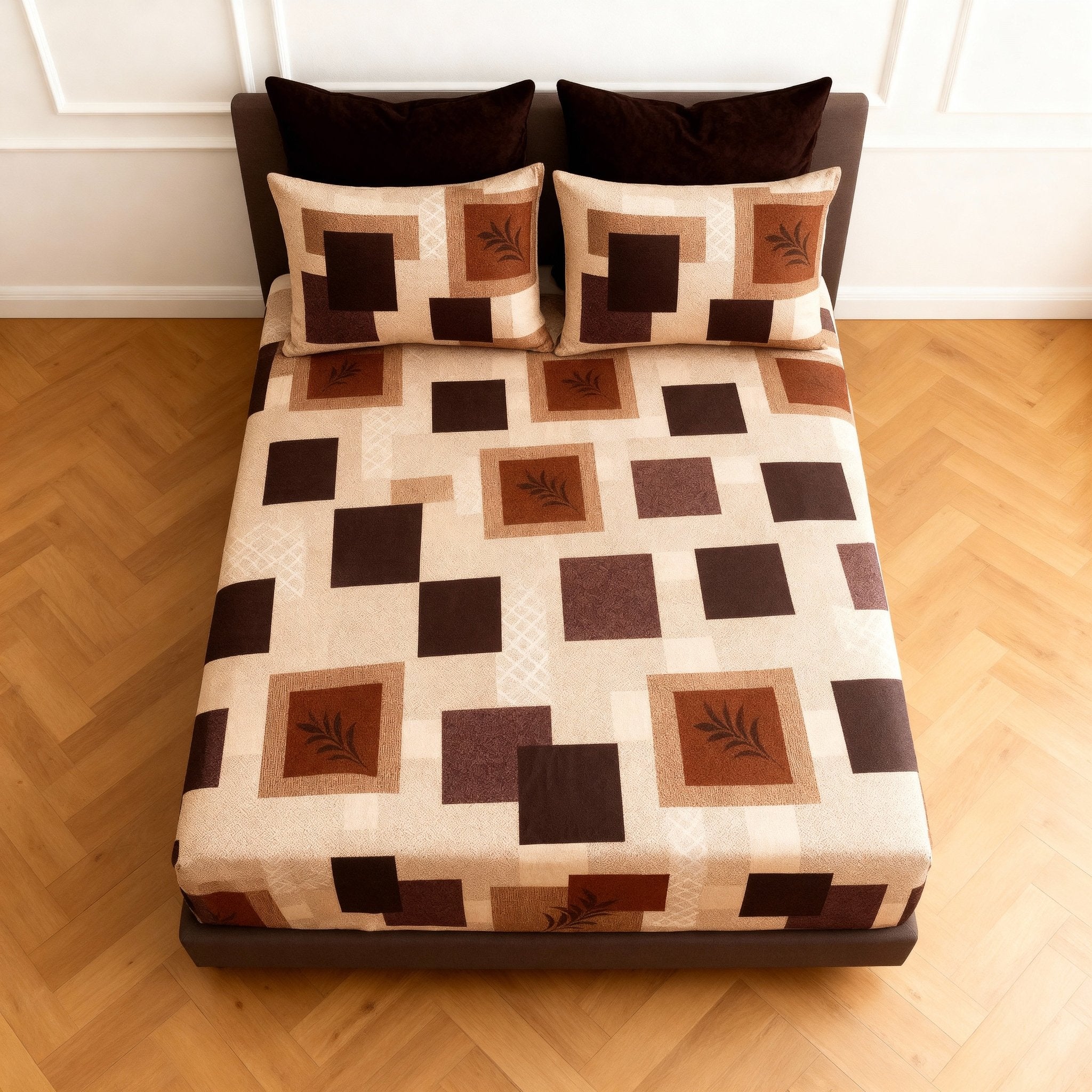 King Bed | Elastic Fitted | Cotton - Shopurneeds