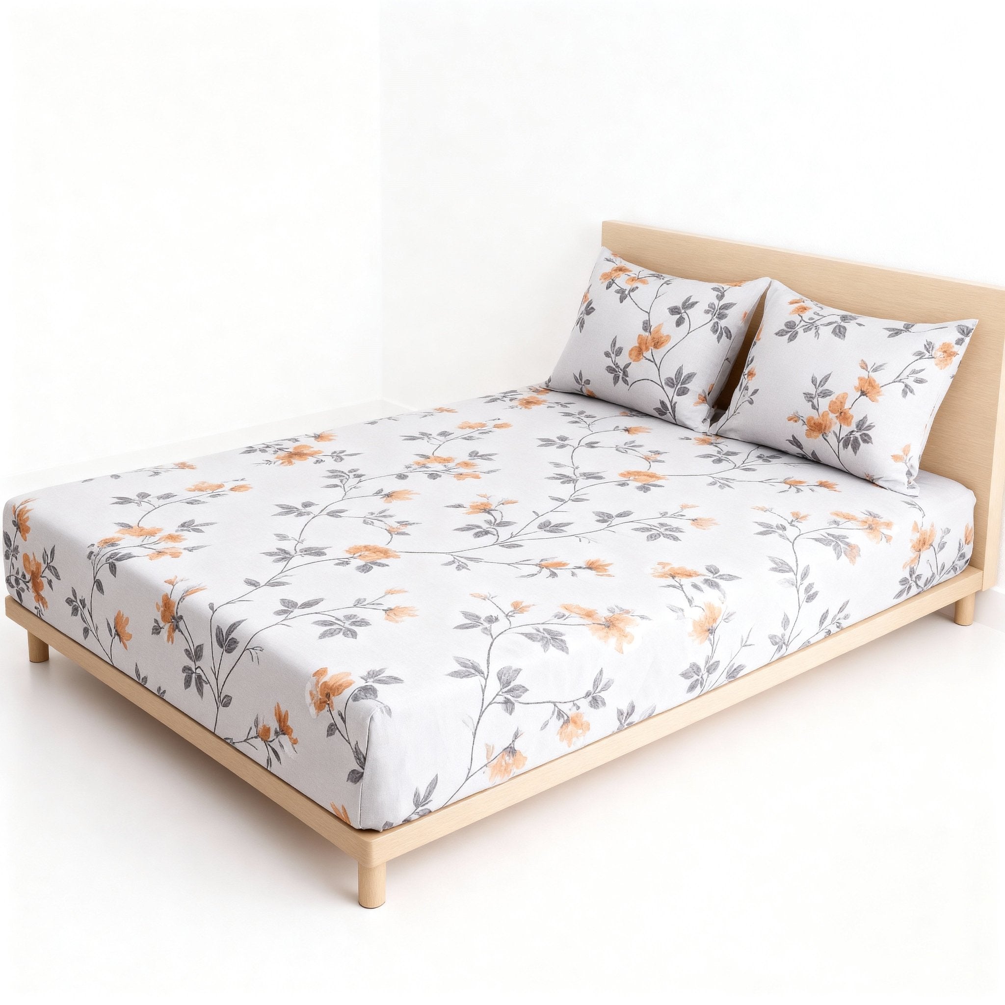 King Bed | Elastic Fitted | Cotton - Shopurneeds