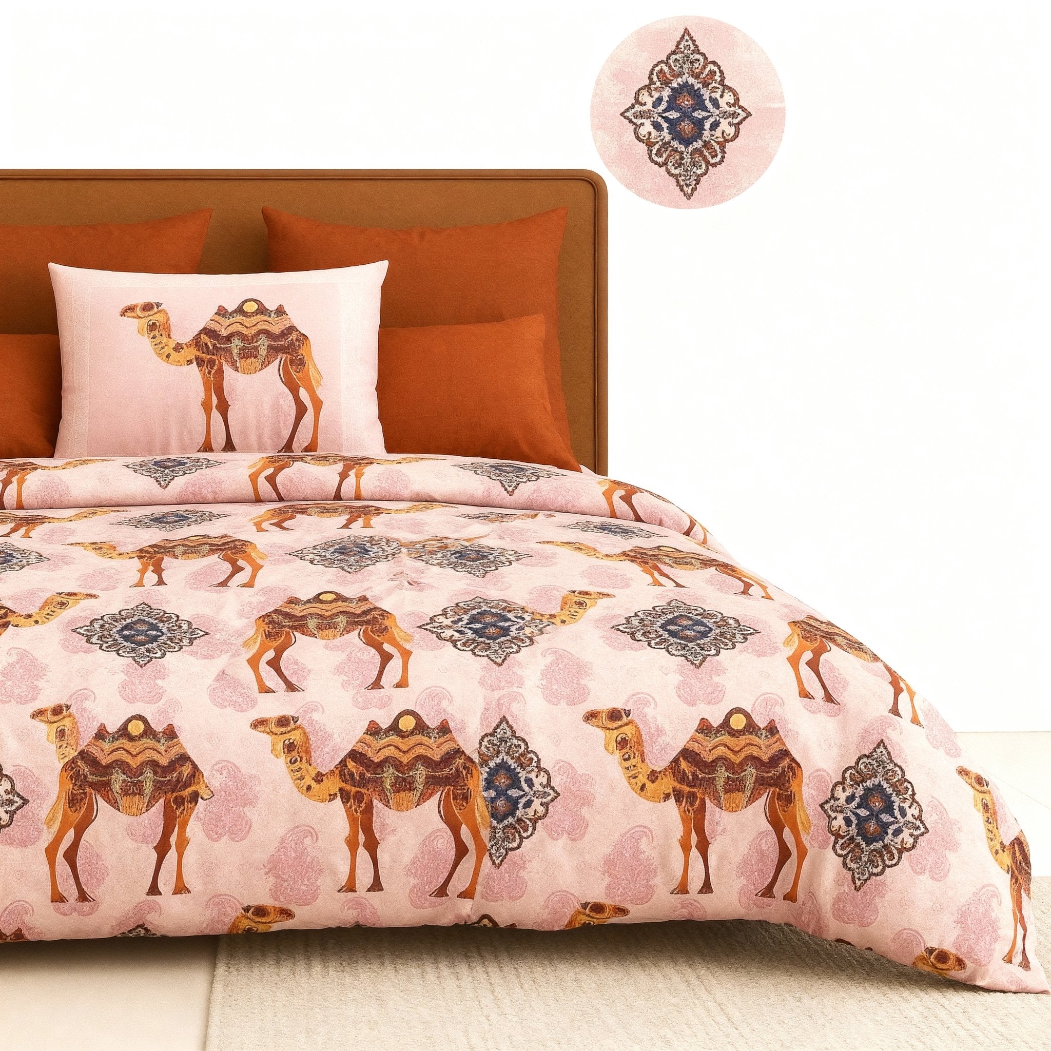 King Bed | Premium Cotton | Jaipuri prints - Shopurneeds