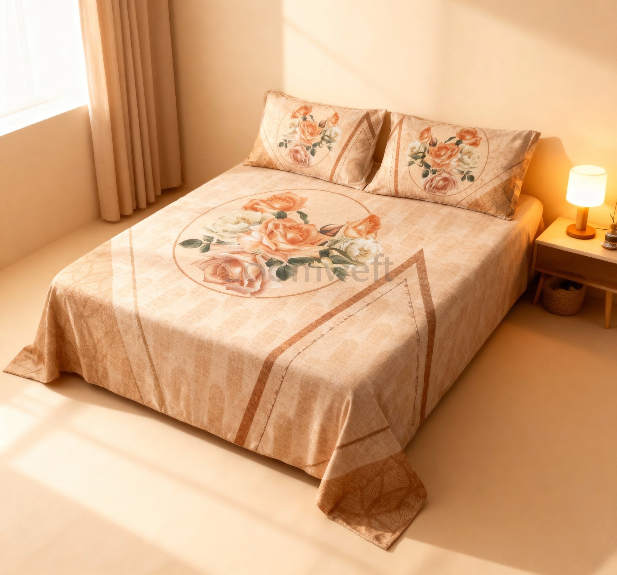 King Bed | Twill Satin | Cotton - Shopurneeds