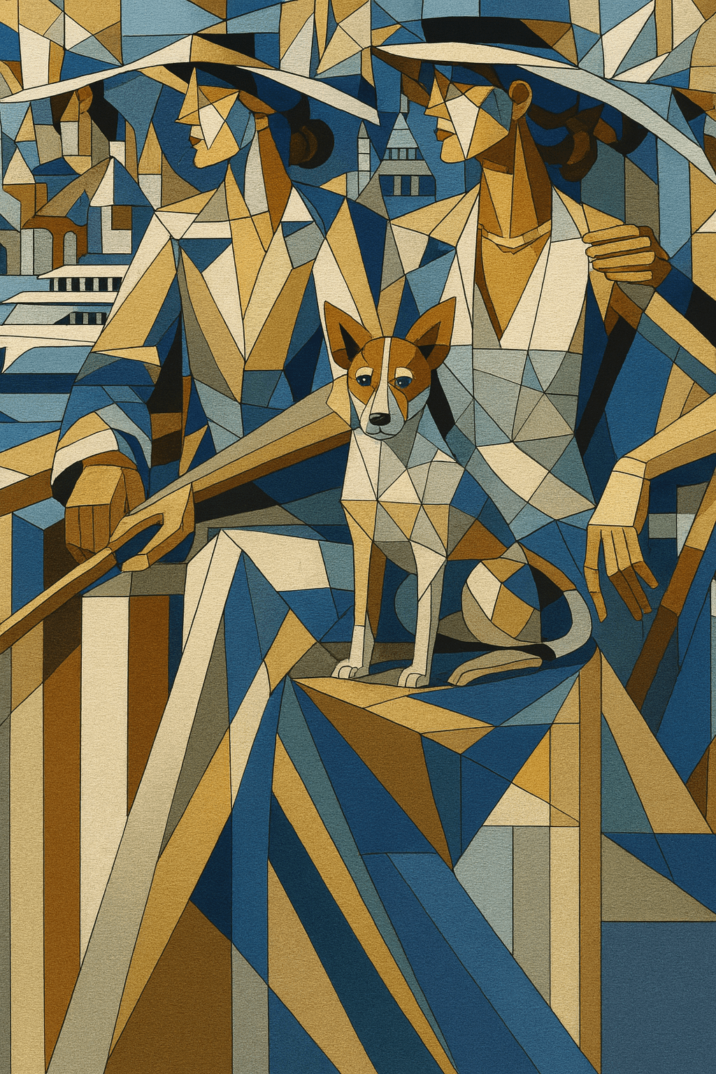 King Size Bed | 7D bedsheets | Glace Cotton | Blue Iconic - Shopurneeds