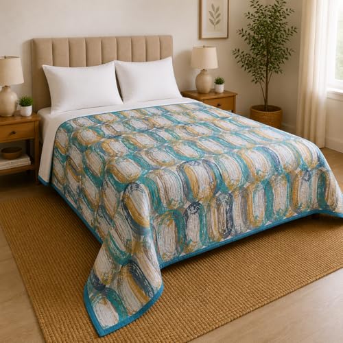 Loomweft | Comforter | Microfibre | Double | 90x100 inch | AC Comforter | Revers - Shopurneeds