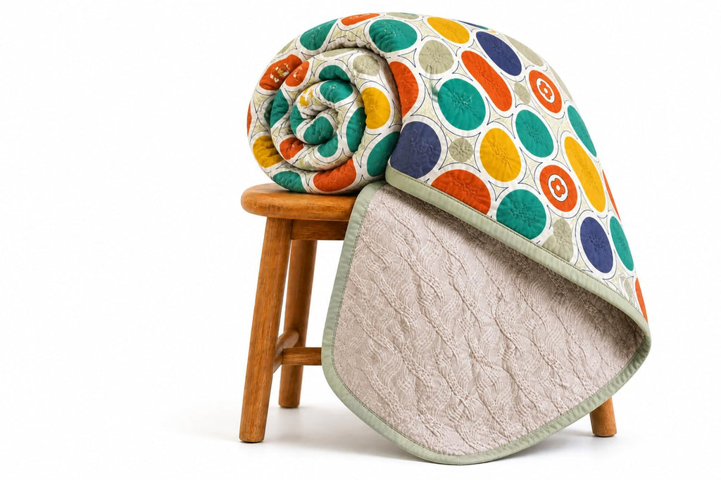 Loomweft | Comforter | Microfibre | Double | 90x100 inch | AC Comforter | Revers - Shopurneeds